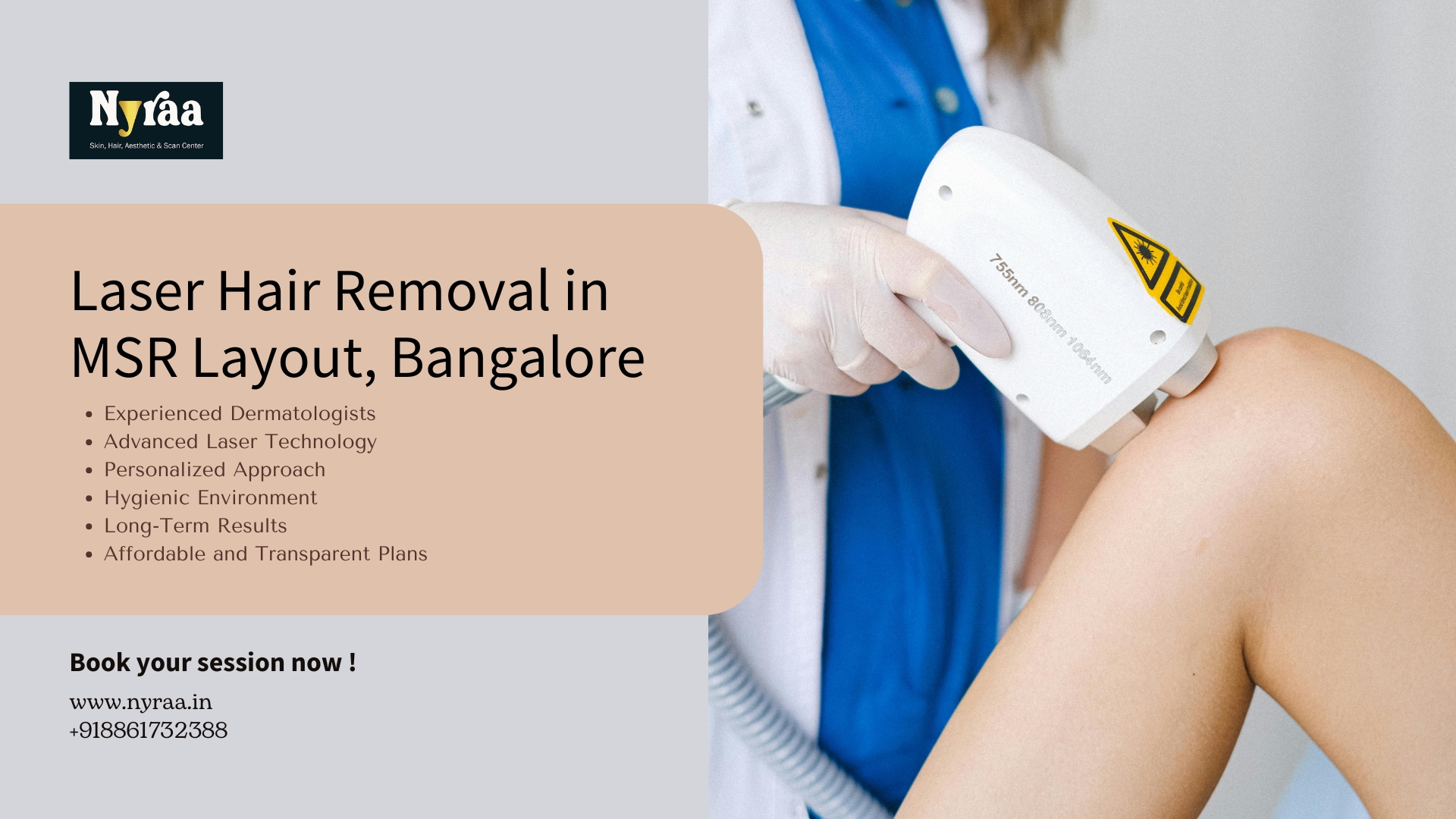 Laser Hair Removal in MSR Layout Bangalore