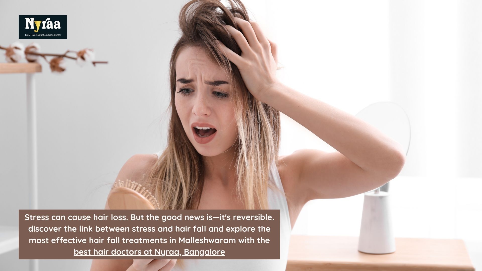 Can Stress Cause Hair Loss Best Stress Related Hair Fall Solutions in Malleshwaram