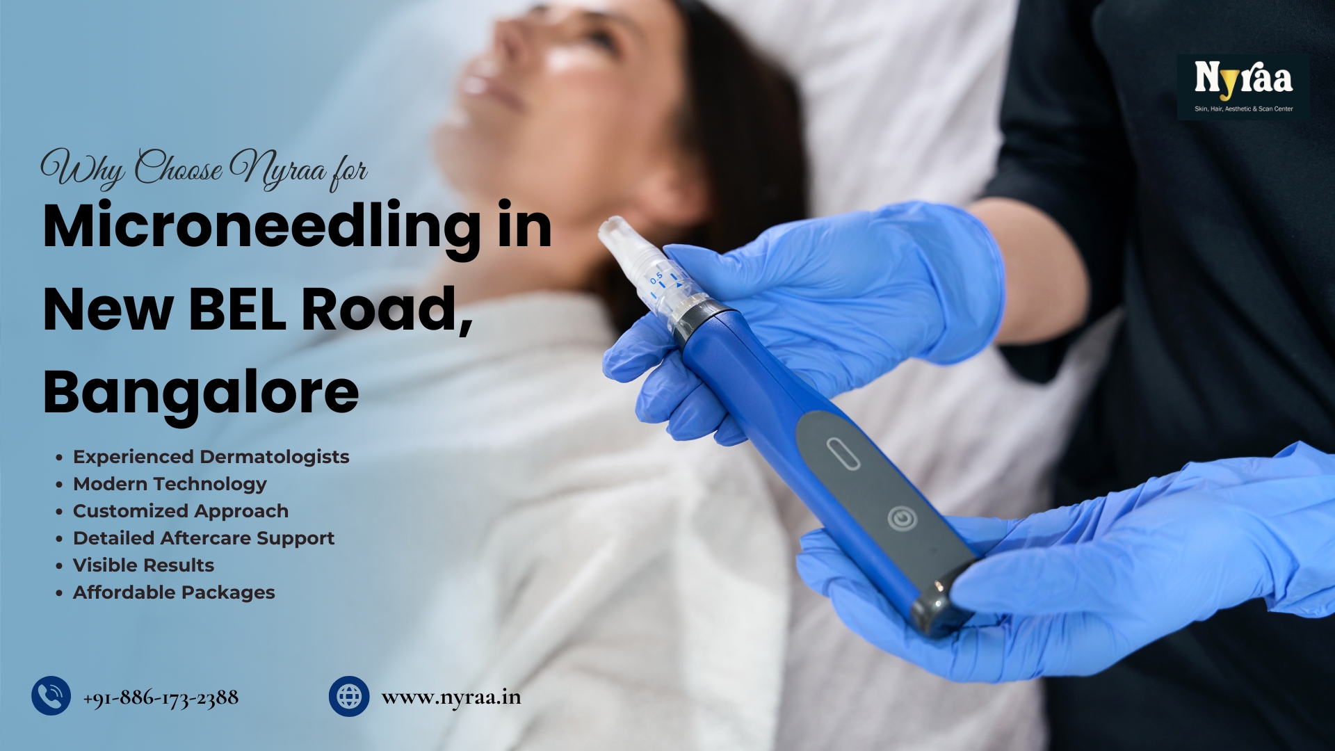 Microneedling in New BEL Road Bangalore